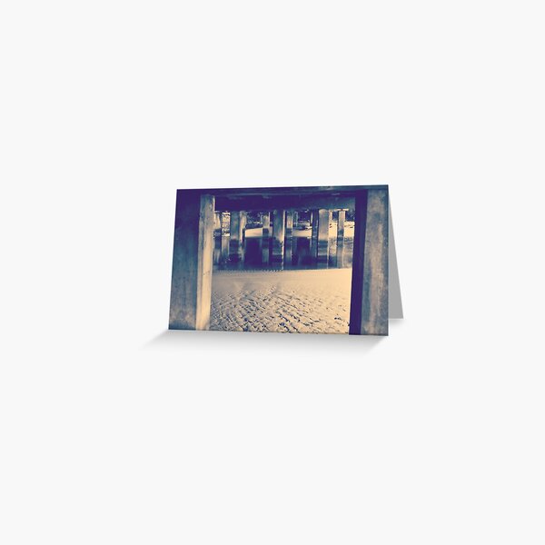 the watermarks on my bones Greeting Card