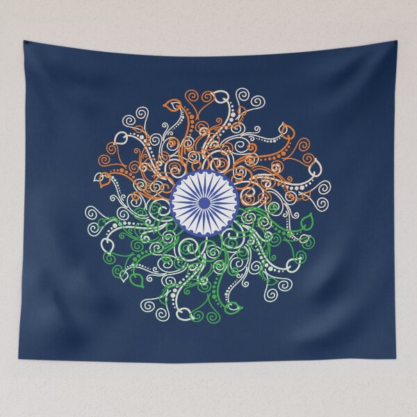 Item preview, INDIA Flag - Asia Country designed and sold by myteebaq.
