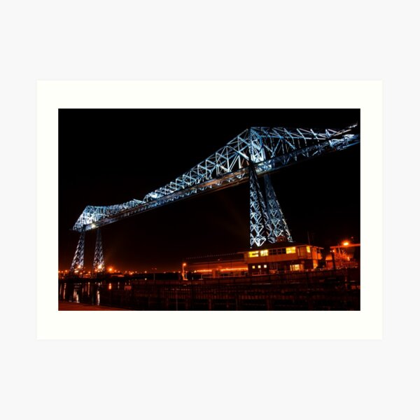 Middlesbrough Transporter Bridge Art Print By Davidrichardson Redbubble