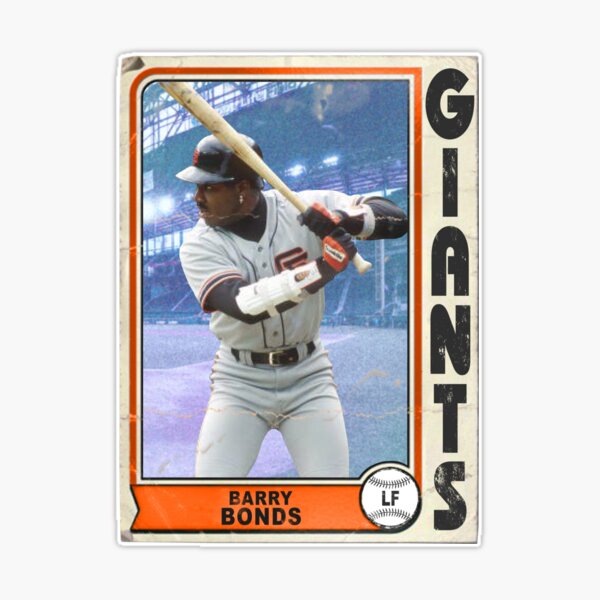 San Francisco Giants Barry Bonds Throwback Vintage Baseball 