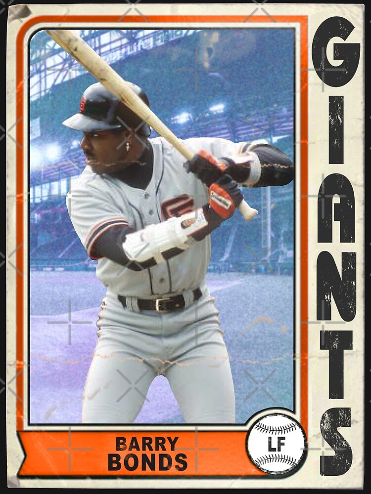 Retro Barry Bonds Giants Trading Card Poster for Sale by acquiesce13 |  Redbubble