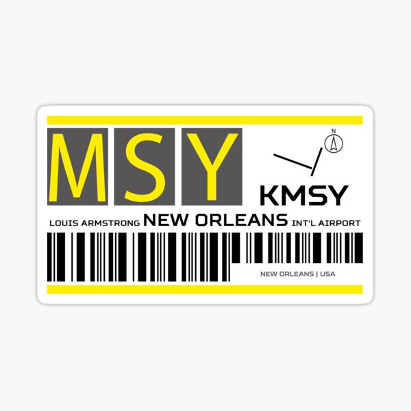 KMSY / MSY - Louis Armstrong New Orleans International - Unisex