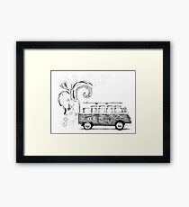 Combi volkswagen Framed Print