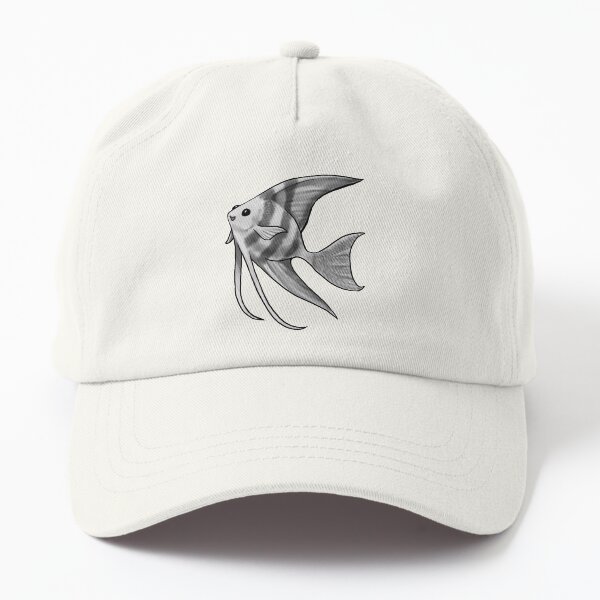 Silver Striped Angelfish Dad Hat