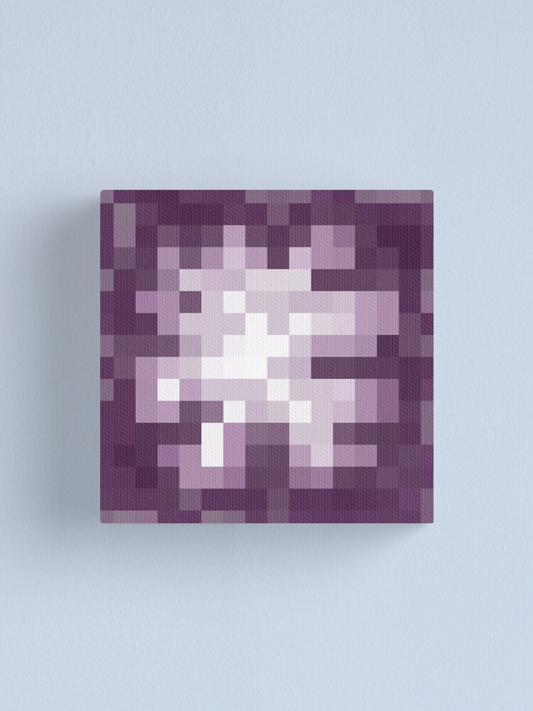 Minecraft Chorus Flower Canvas Print By Opptitronica Redbubble