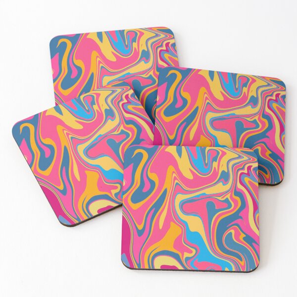 Item preview, subtle pansexual pride marble swirl designed and sold by paintedpaw-cat.