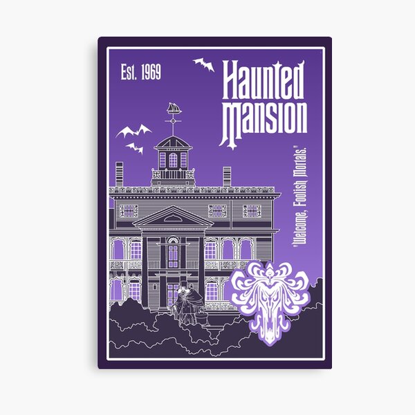 Item preview, Haunted mansion (Purple) designed and sold by Cammi Friederichs.