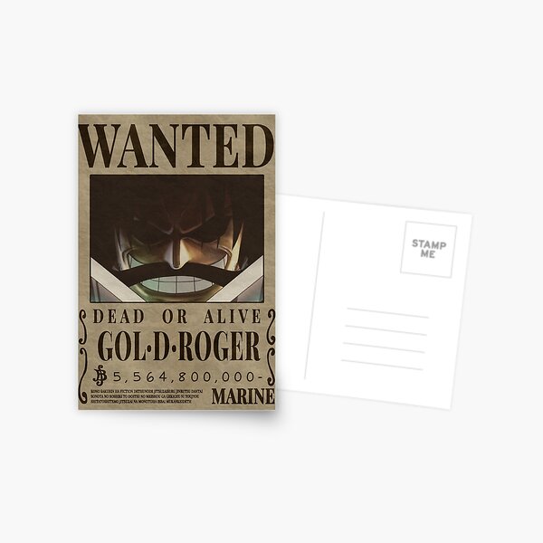 Silvers Rayleigh Dark King One Piece Wanted Bounty Poster Postcard By Patrika Redbubble