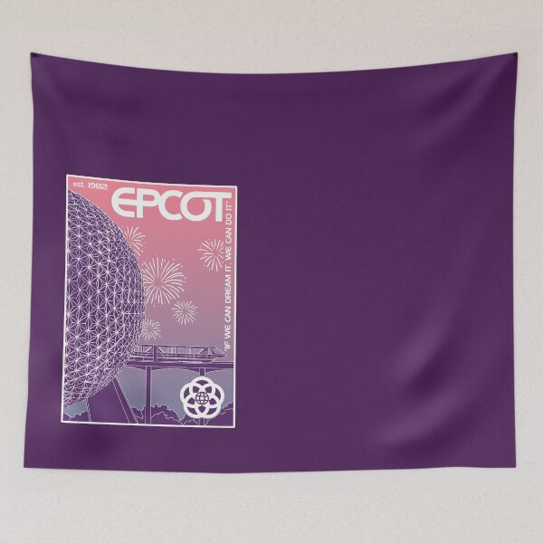 Item preview, Epcot Center (Twilight Hours) designed and sold by Cammi Friederichs.