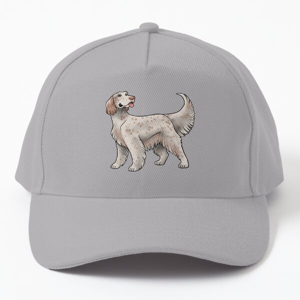 English Setter - Orange Belton Baseball Cap