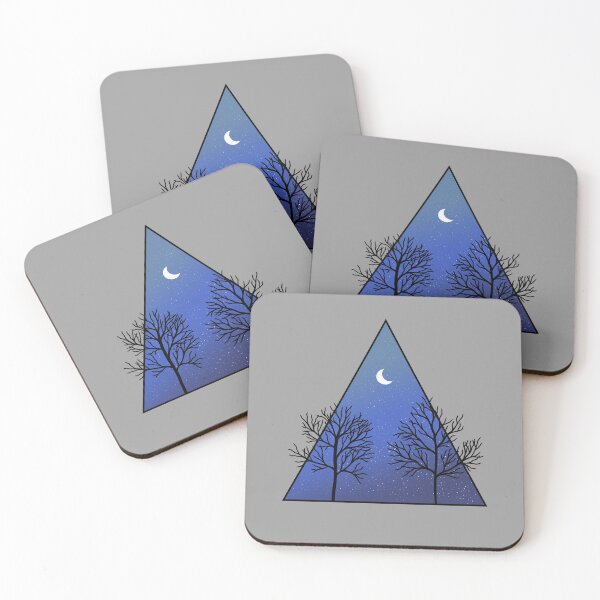 Item preview, Night in the Forest - Blue designed and sold by TheeForestFox Shop.