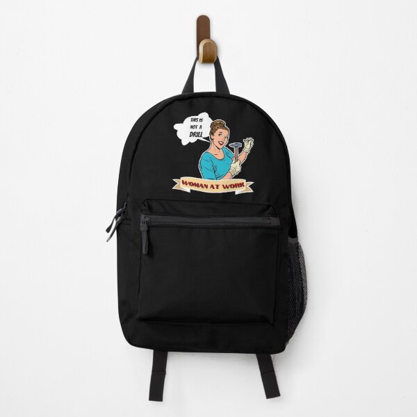 Item preview, This Is Not A Drill - Woman At Work designed and sold by The Feel Workshop.
