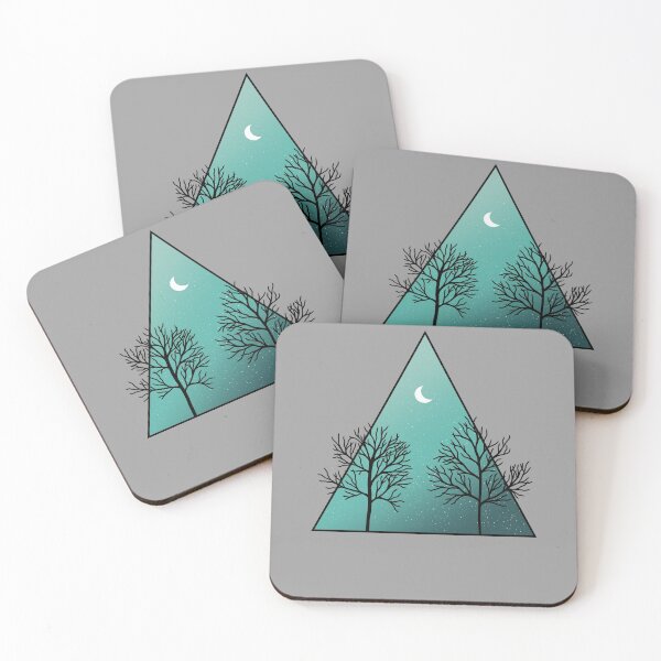 Item preview, Night in the Forest - Green designed and sold by TheeForestFox Shop.