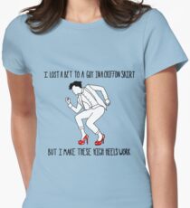 He Sure Does Women's Fitted T-Shirt
