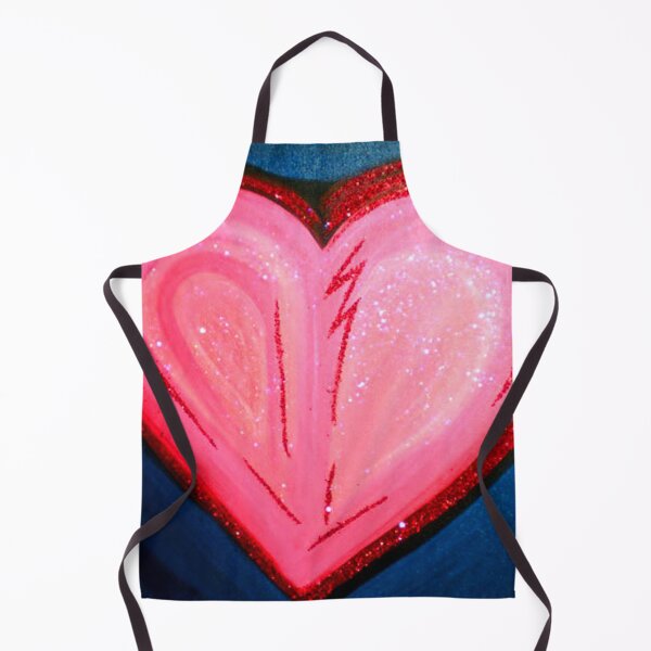 Artikelvorschau, Ein rosa Herz voller Glitzer entworfen und verkauft von KR Art Studio.