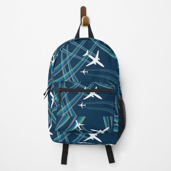 Item preview, Navy Aurora plane design designed and sold by JAWSCreatives.