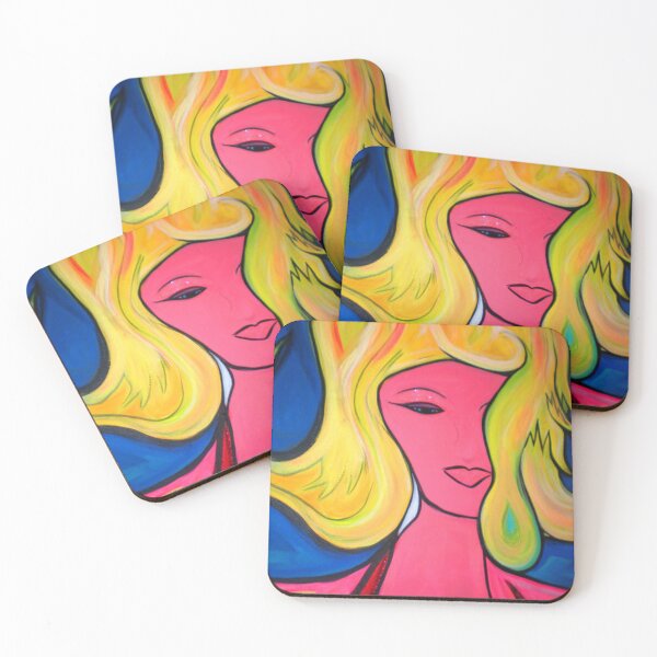 Item preview, Blonde Hair, Pink Skin, Blue Eyes designed and sold by KR Art Studio.