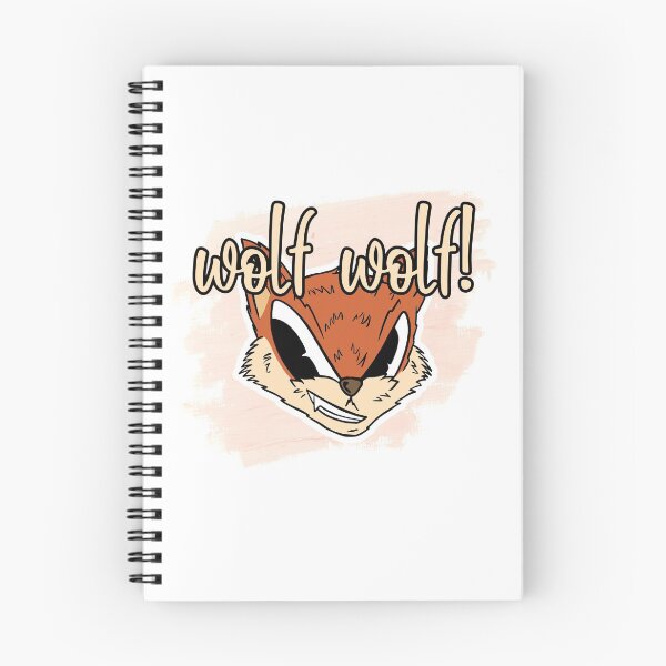 Item preview, Wolf Cartoon Animal Head T-Shirt designed and sold by uta917.