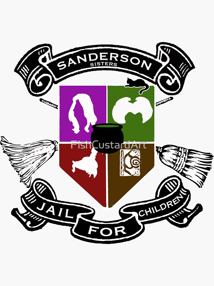 "Sanderson Academy" Sticker for Sale by FishCustardArt Redbubble
