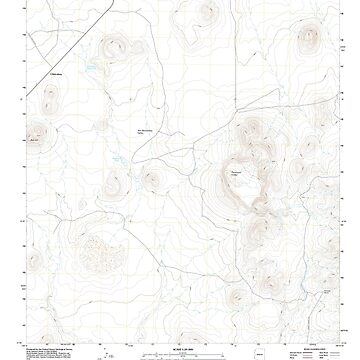 Artwork thumbnail, USGS TOPO Map Arizona AZ Paramore Crater 20111026 TM by wetdryvac