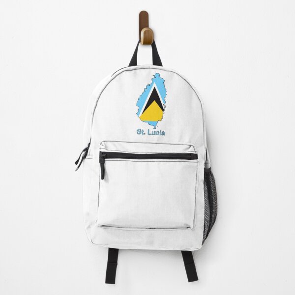Item preview, St. Lucia Island Flag - Sml Front design designed and sold by VacationCity.