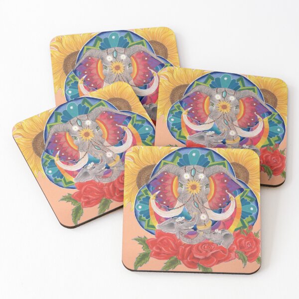 Item preview, Mandala Elephant Family designed and sold by Brindi-Young.