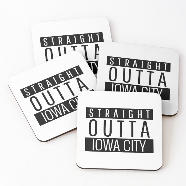 Item preview, Straight Outta Iowa City Iowa  designed and sold by Teelogic.