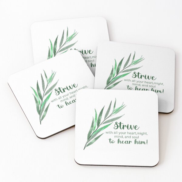 Item preview, Strive to hear him. designed and sold by Handdrawnbyzoe.
