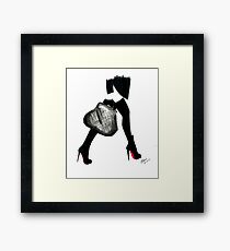 I Love Louboutin Framed Print