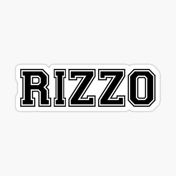 Vista previa del artículo con la obra «Rizzo nombre de familia amor», diseñado y vendido por Happy-Pinnacle.