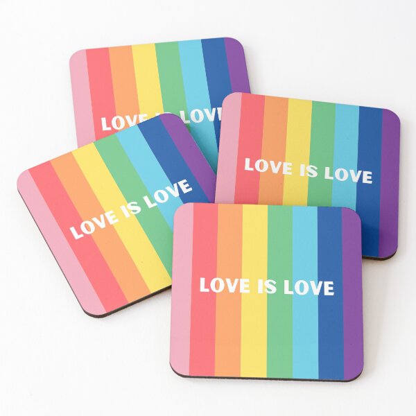 Item preview, Love is Love - LGBTQ+ Gay Pride designed and sold by HailYourPug.