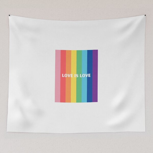 Item preview, Love is Love - LGBTQ+ Gay Pride designed and sold by HailYourPug.