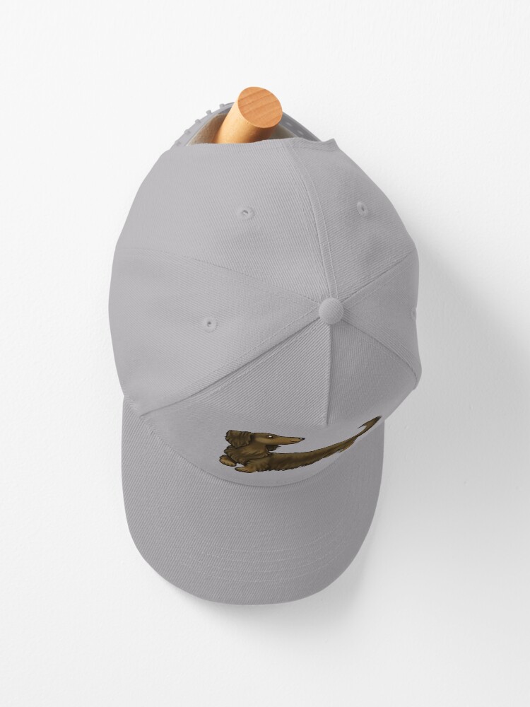 Alternate view of Long Haired Dachshund - Brown and Tan Cap