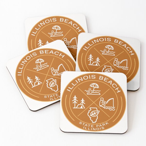Item preview, Illinois Beach State Park Heraldic Logo designed and sold by VanyaKar.