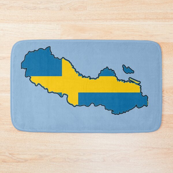 Item preview, Sweden Map With Swedish Flag designed and sold by Havocgirl.