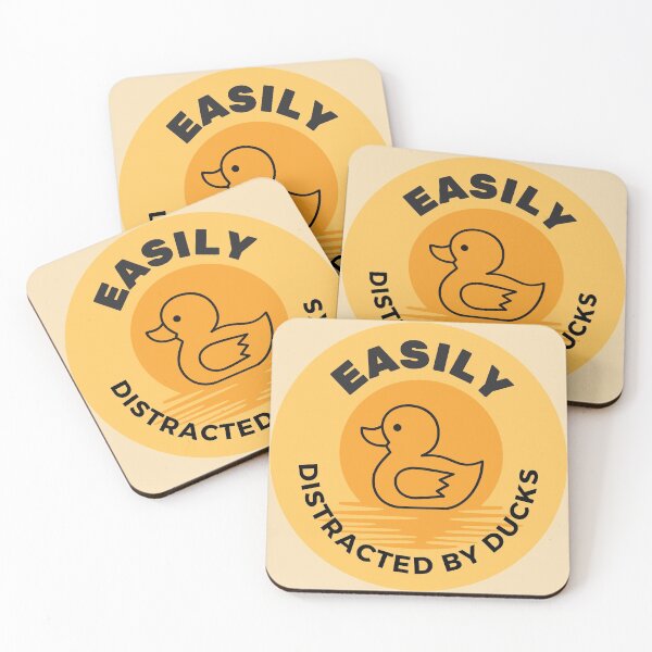 Item preview, Easily Distracted By Ducks  designed and sold by aniicreates.