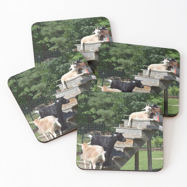 Item preview, Goats on stairs designed and sold by eevee135.