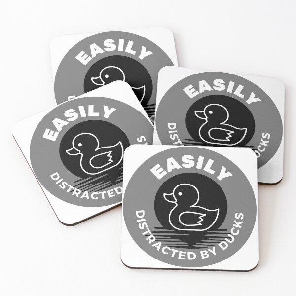 Item preview, Easily Distracted By Ducks  designed and sold by aniicreates.
