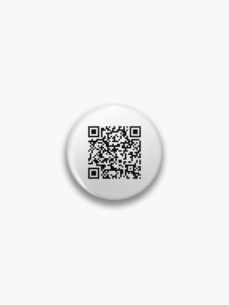 Rick Roll funny prank Video link readable QR Code 3x3 pattern white  fuchsia Magnet for Sale by rednumberone