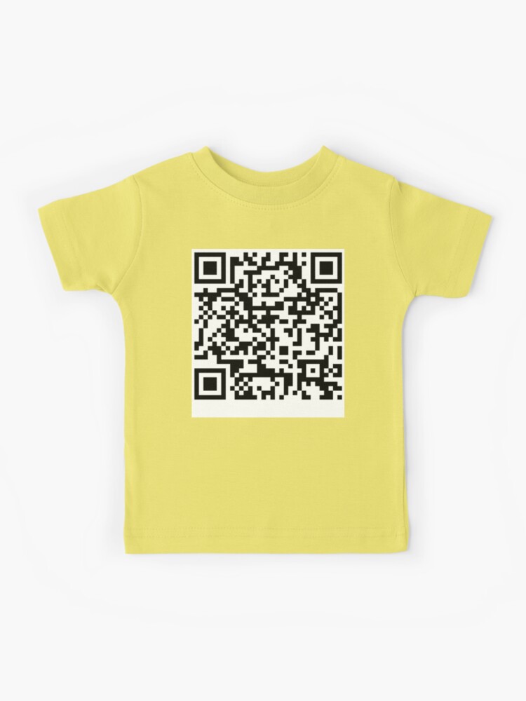 Rick Roll - QR Code Kids T-Shirt for Sale by NikkiMouse82