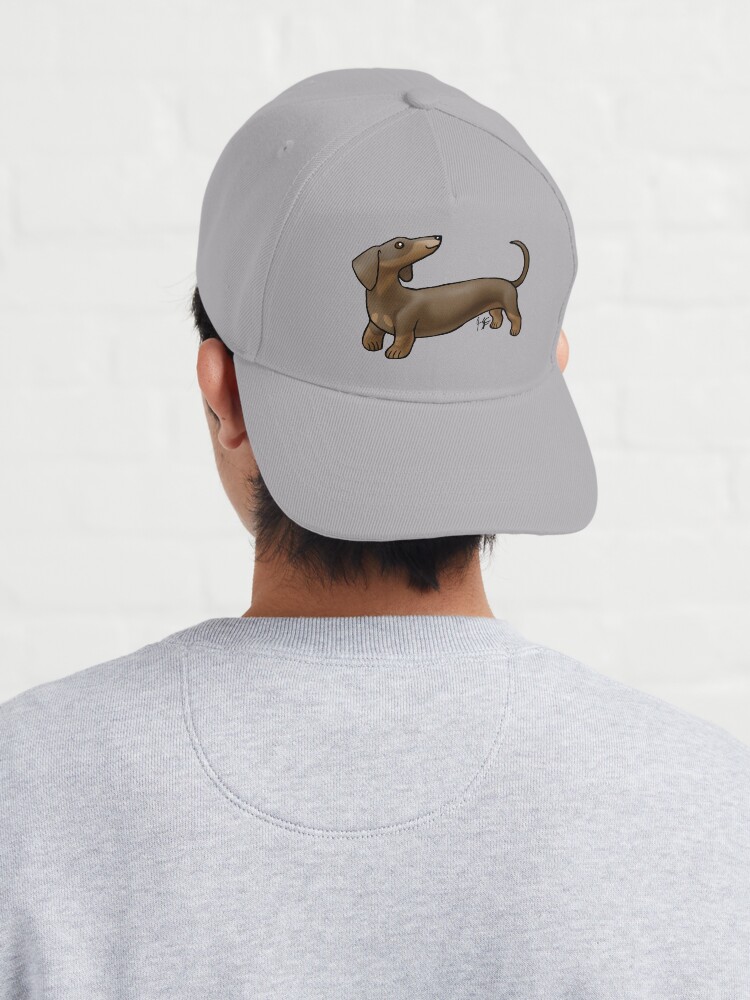 Alternate view of Smooth Coat Dachshund - Brown and Tan Cap