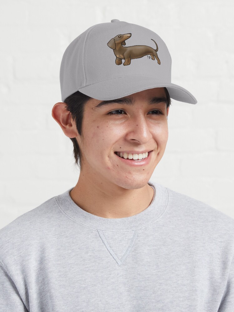Alternate view of Smooth Coat Dachshund - Brown and Tan Cap