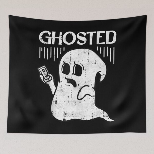 Item preview, Ghosted Lazy Halloween Costume Funny Ghost Texting Dating  designed and sold by DieterShop.
