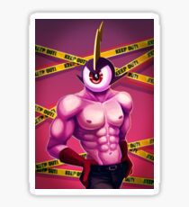 Commander Peepers Sticker