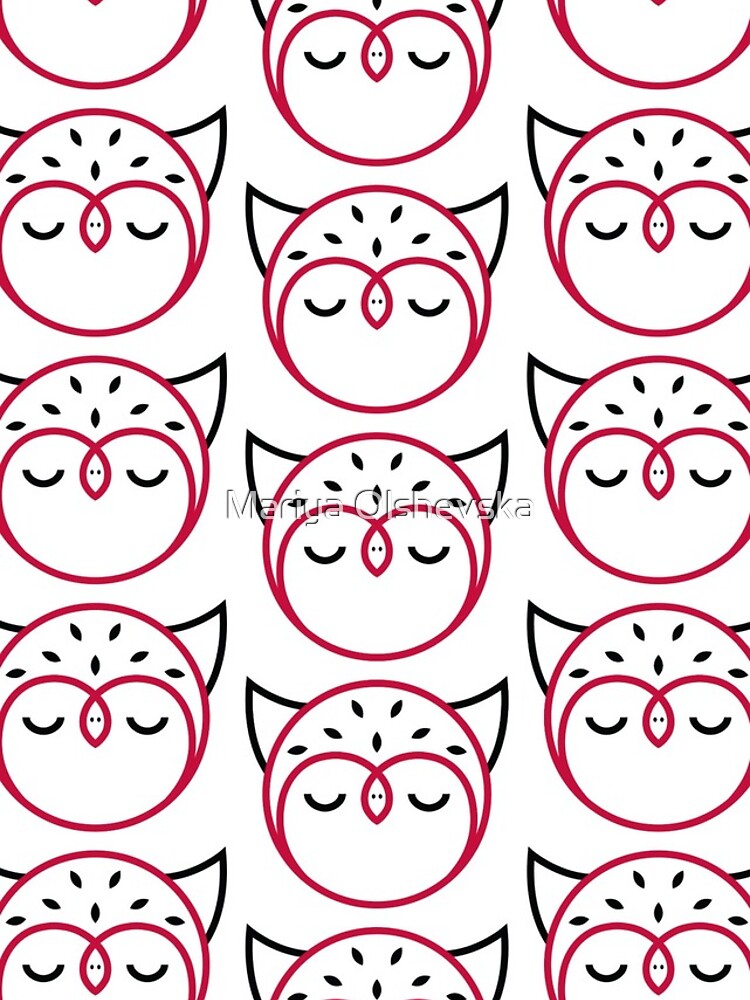 Owl Pattern Card by OzureFlame