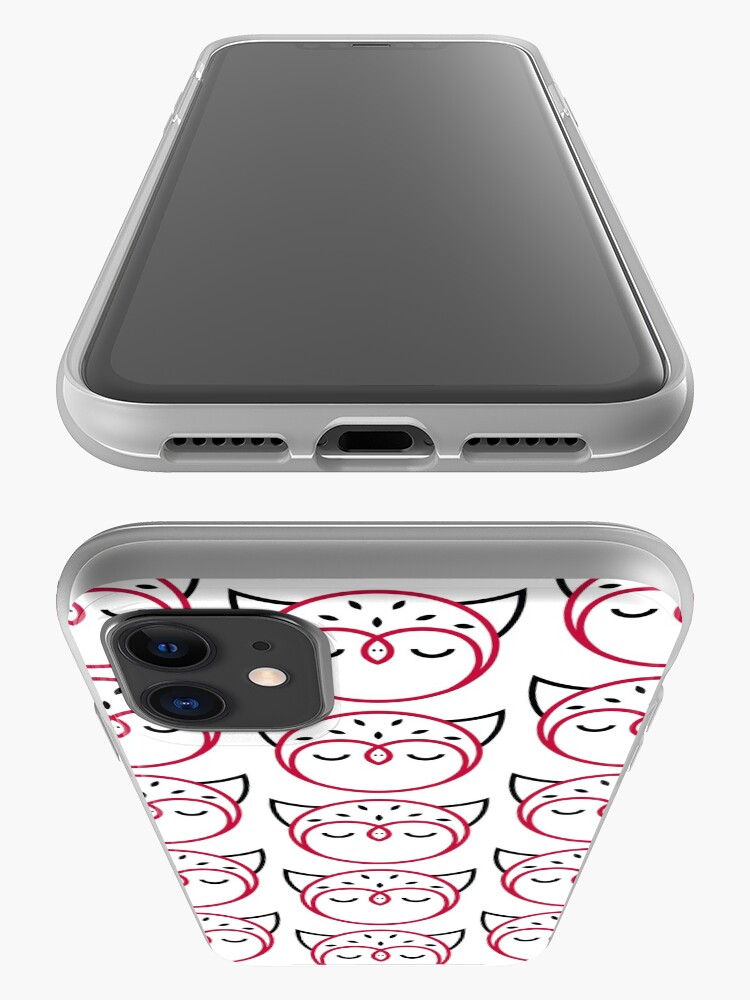 Alternate view of Owl Pattern Card iPhone Case & Cover