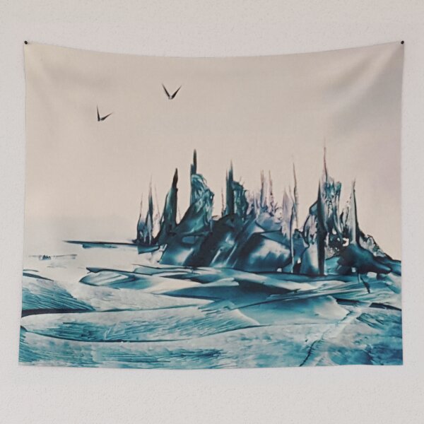 Item preview, Green Alien Landscape designed and sold by steeleart1.