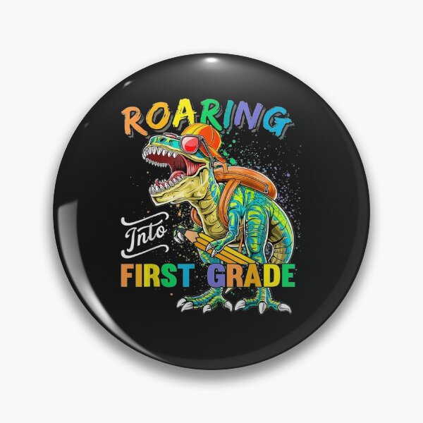 Item preview, Back To School Dinosaur T Rex 1st Grade First Grade Boys Kid T-Shirt designed and sold by Flamigo-Vicky.