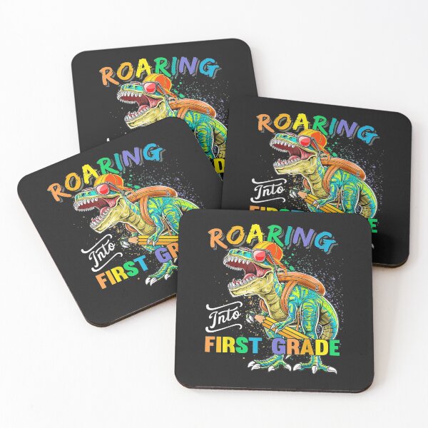Item preview, Back To School Dinosaur T Rex 1st Grade First Grade Boys Kid T-Shirt designed and sold by Flamigo-Vicky.