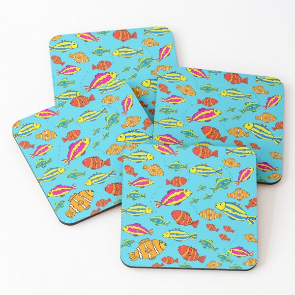 Item preview, Colorful cartoon fish designed and sold by clounewcomb.